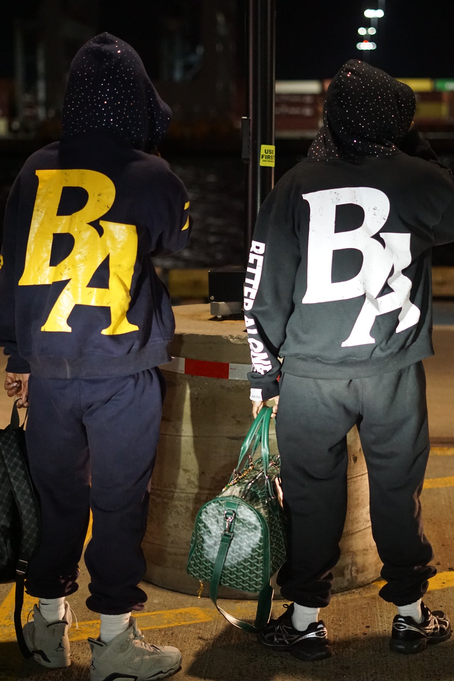 Navy Blue "BA Presents" Hoodie