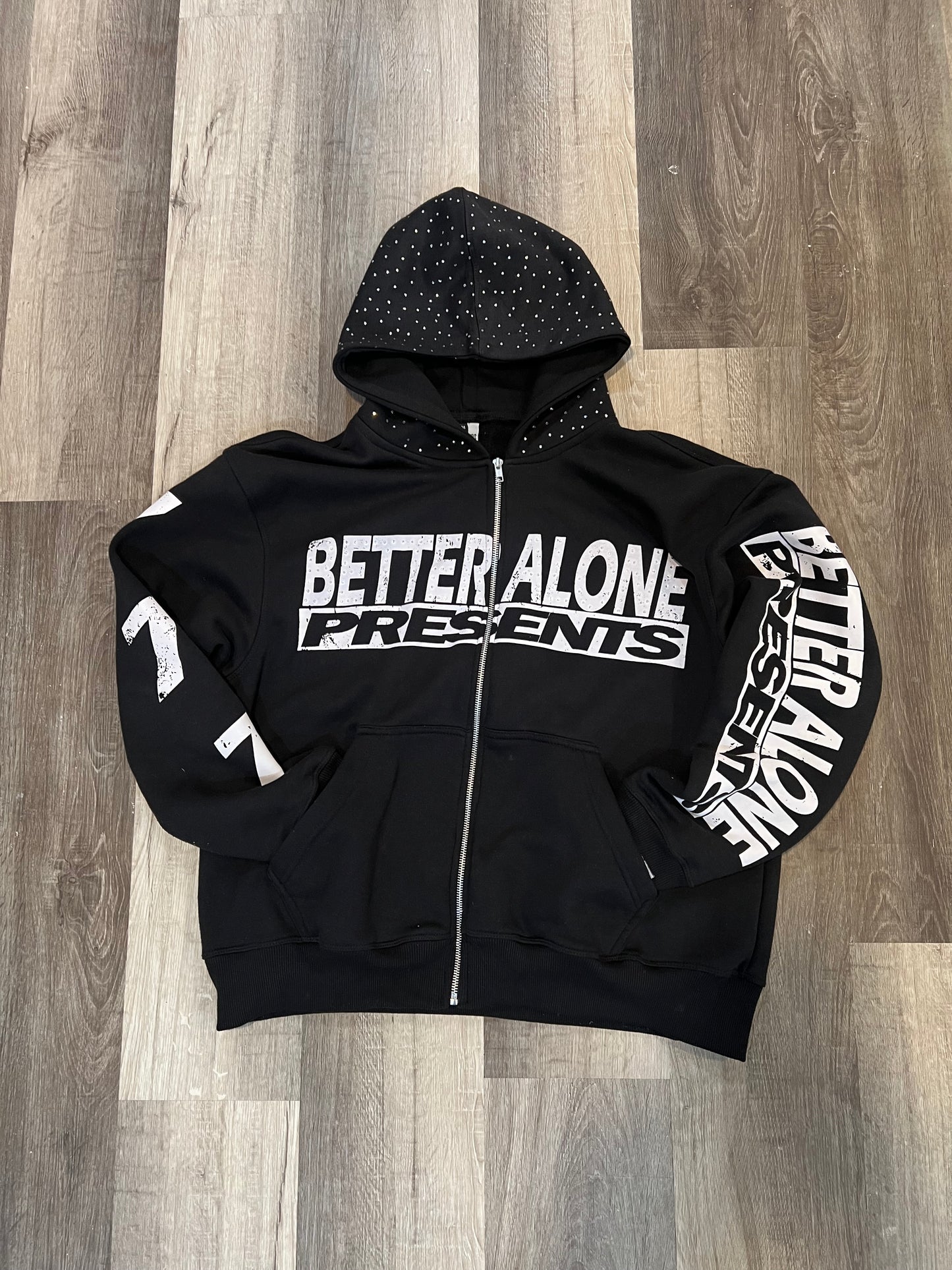 Black "BA Presents" Hoodie