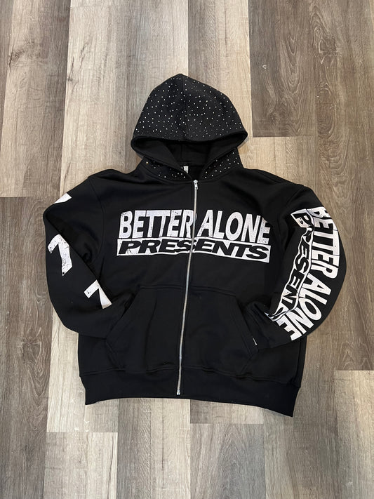 Black "BA Presents" Hoodie