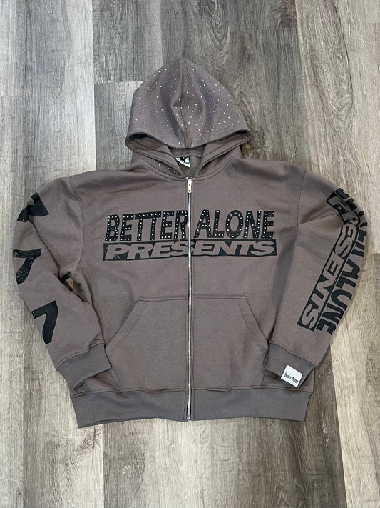 Gray "BA Presents" Hoodie