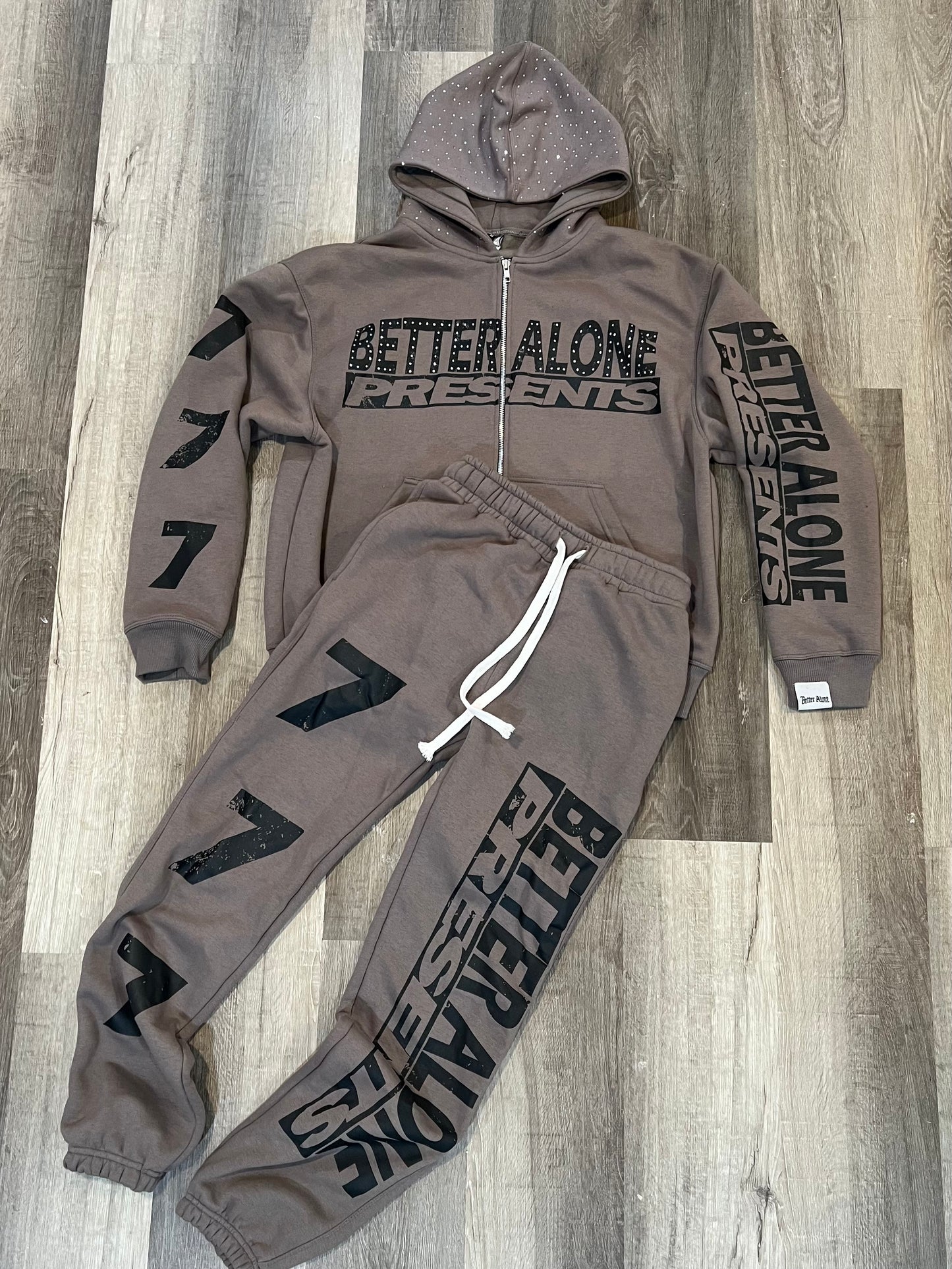 Gray "BA Presents" Sweatpants