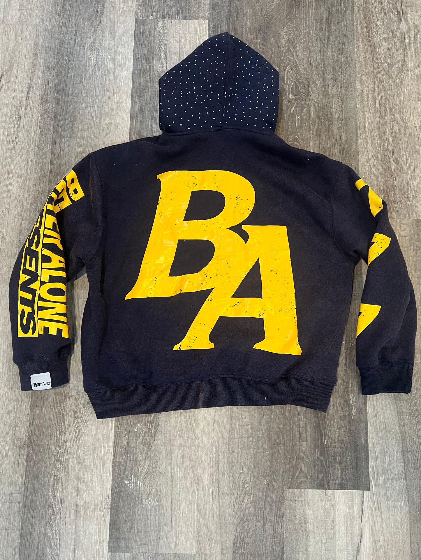 Navy Blue "BA Presents" Hoodie