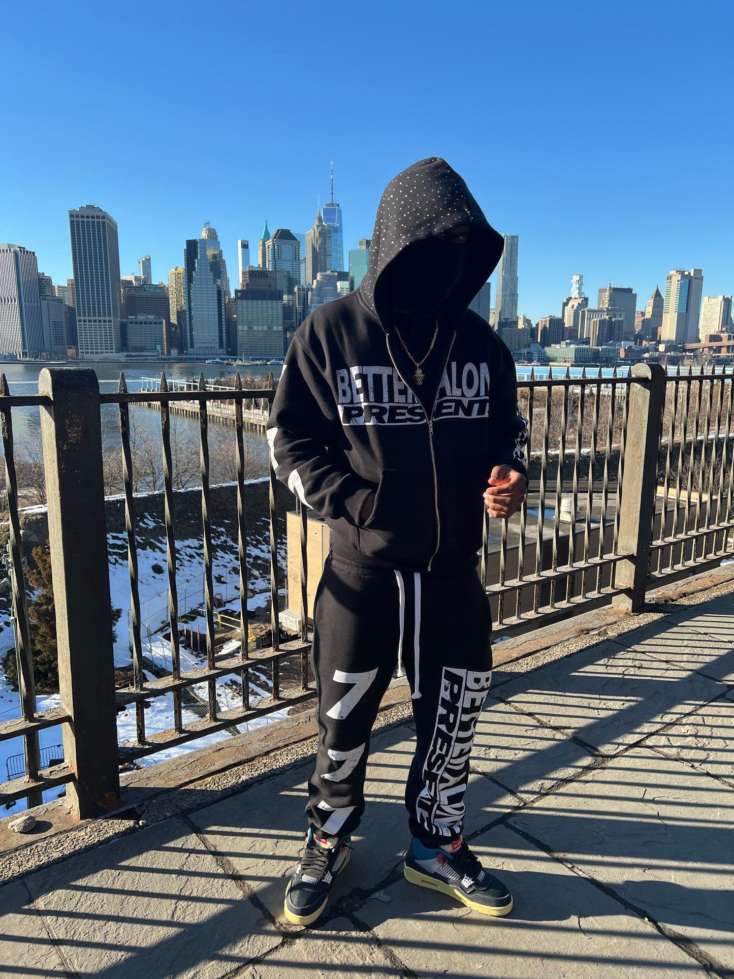 Black "BA Presents" Hoodie