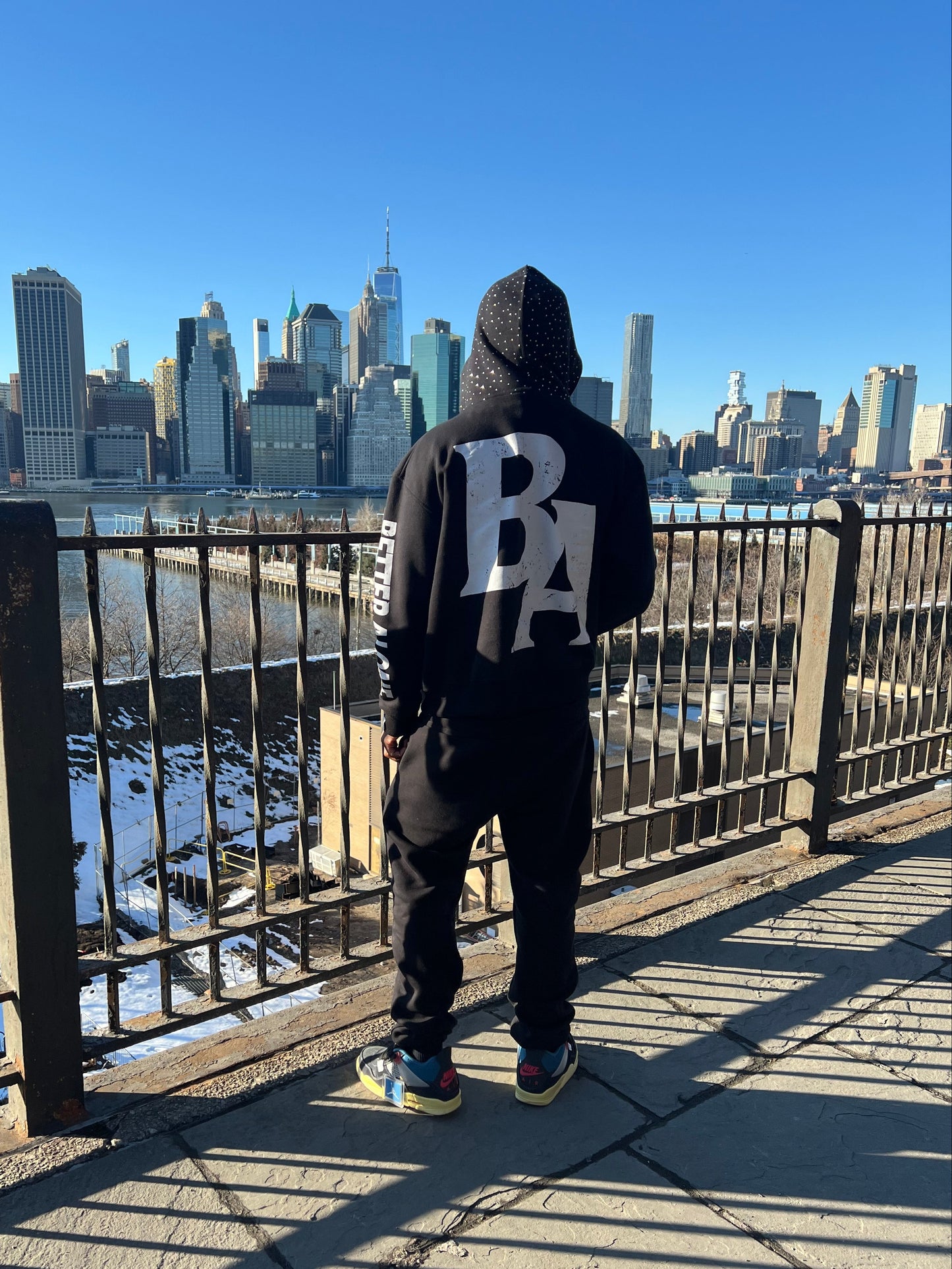 Black "BA Presents" Hoodie