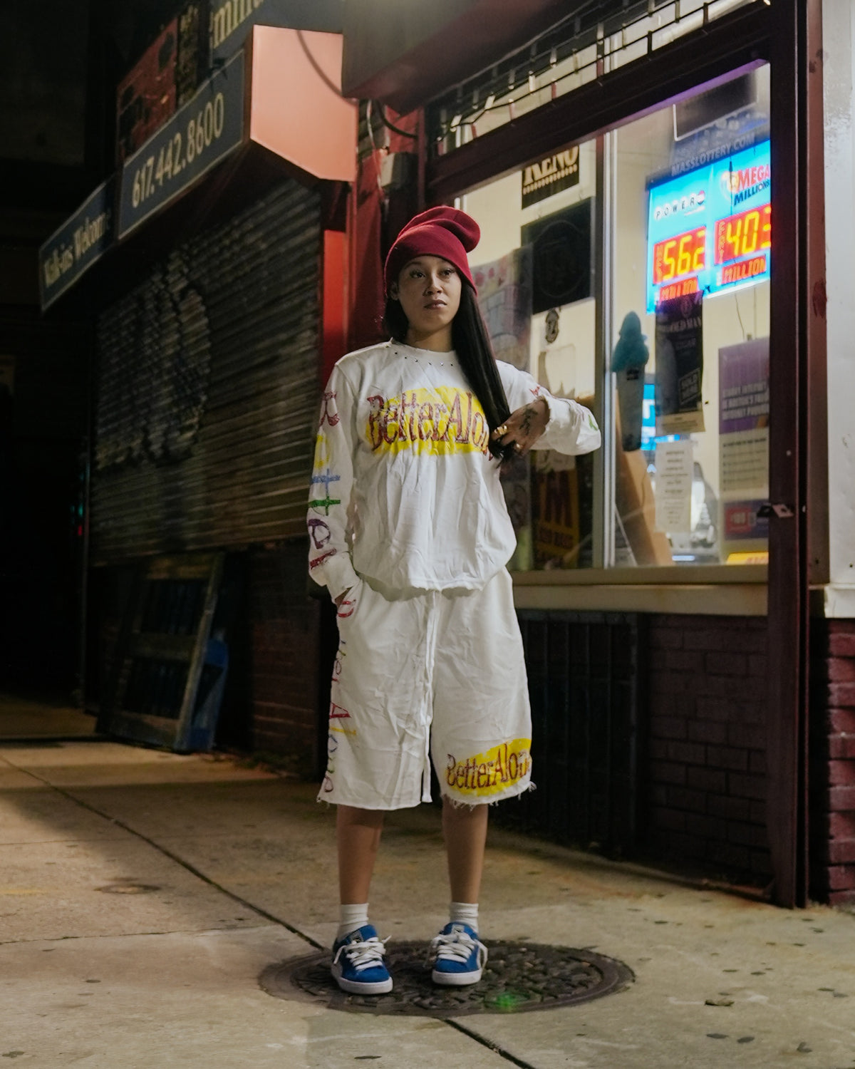 White BA "Out of Bounds" Long Sleeve