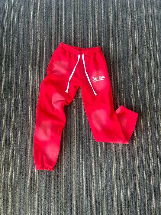 Red BA Joggers